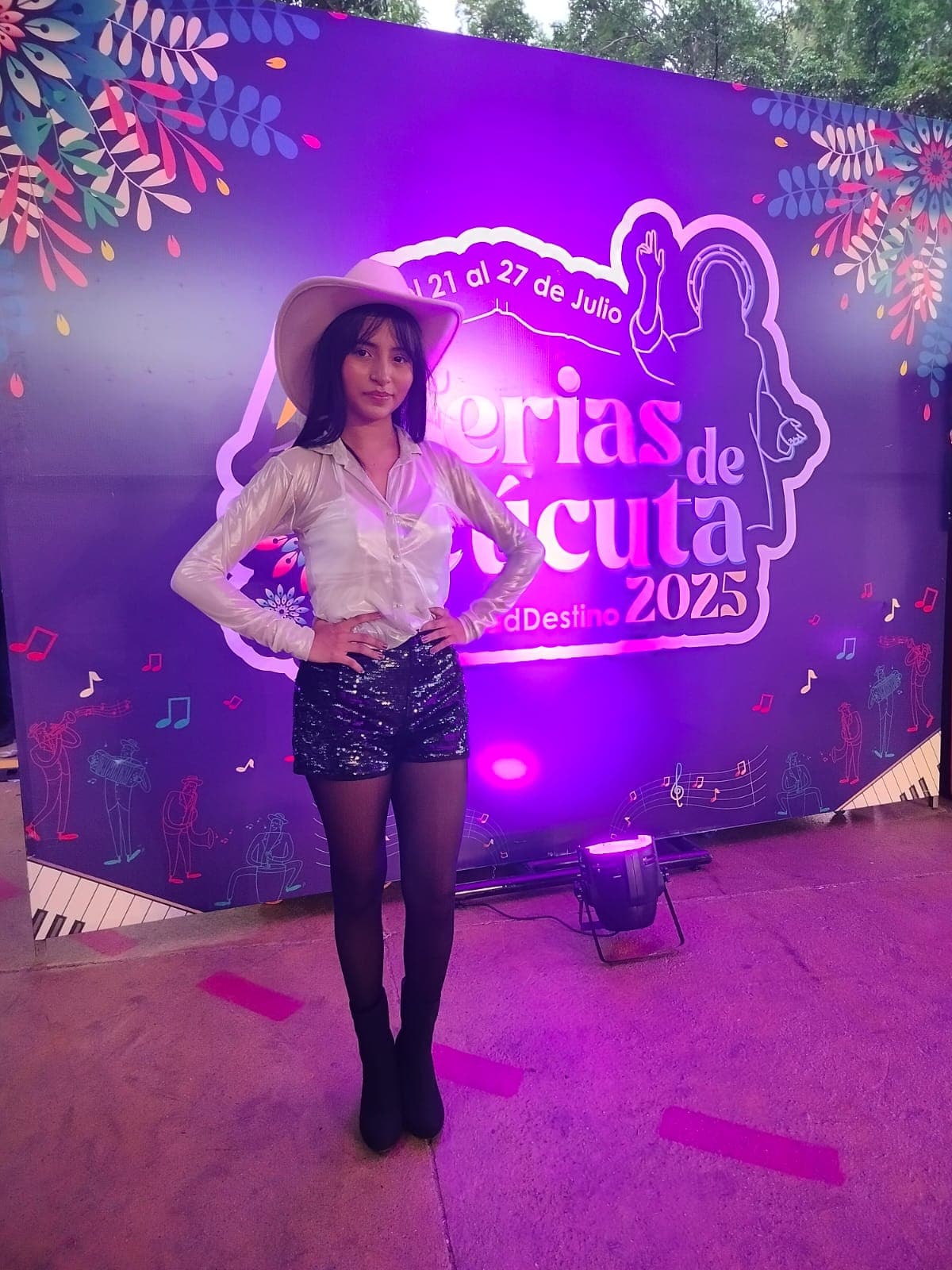 Heidy Bega en presentación