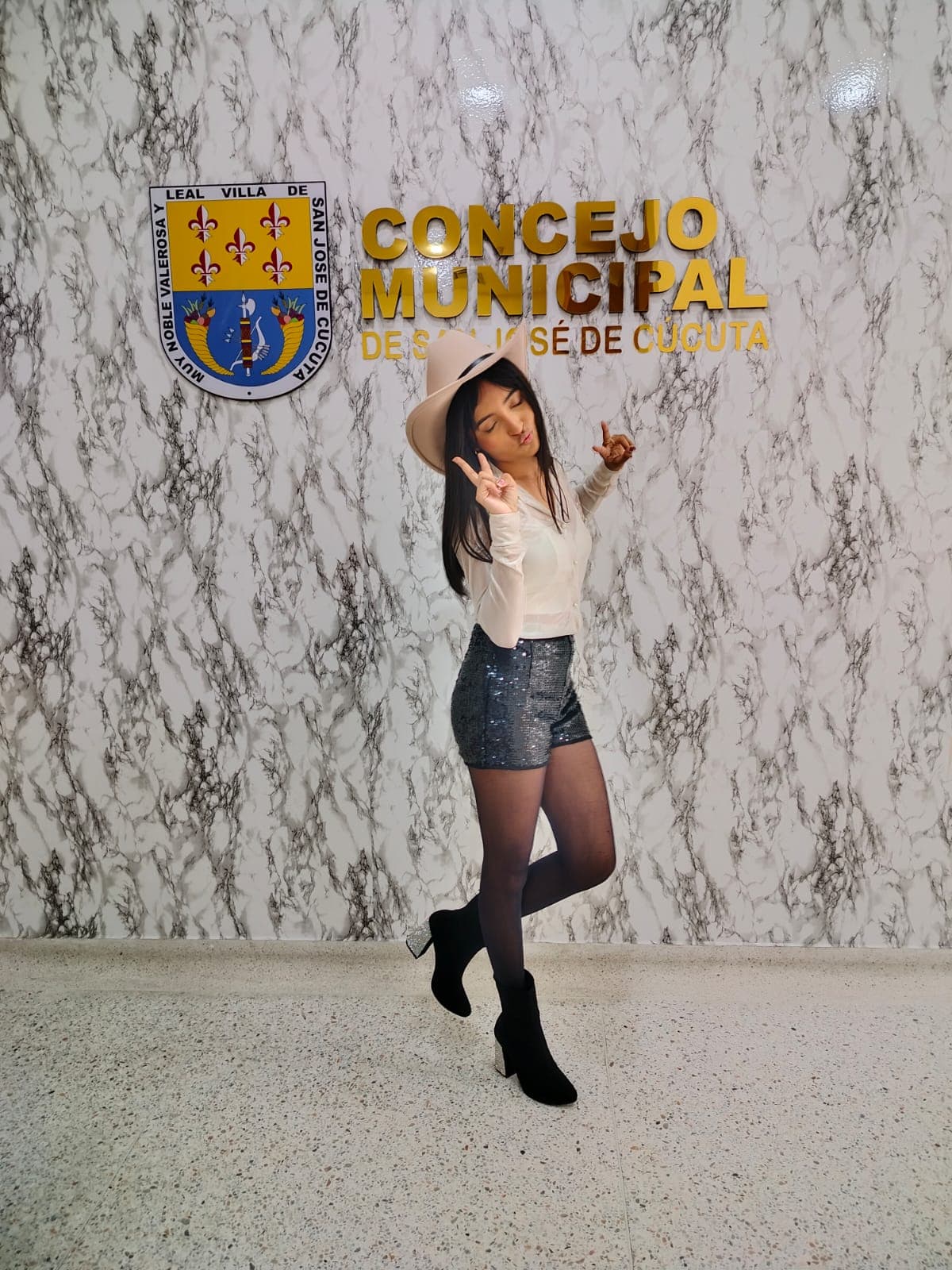 Heidy Bega en sesión de fotos