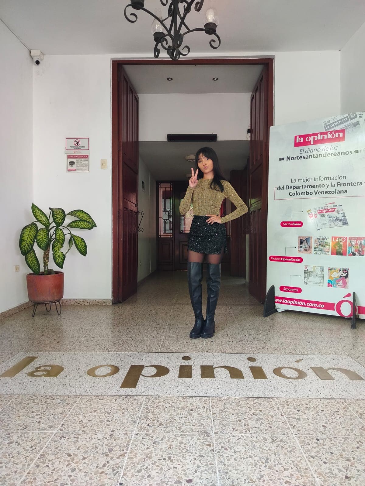 Heidy Bega backstage